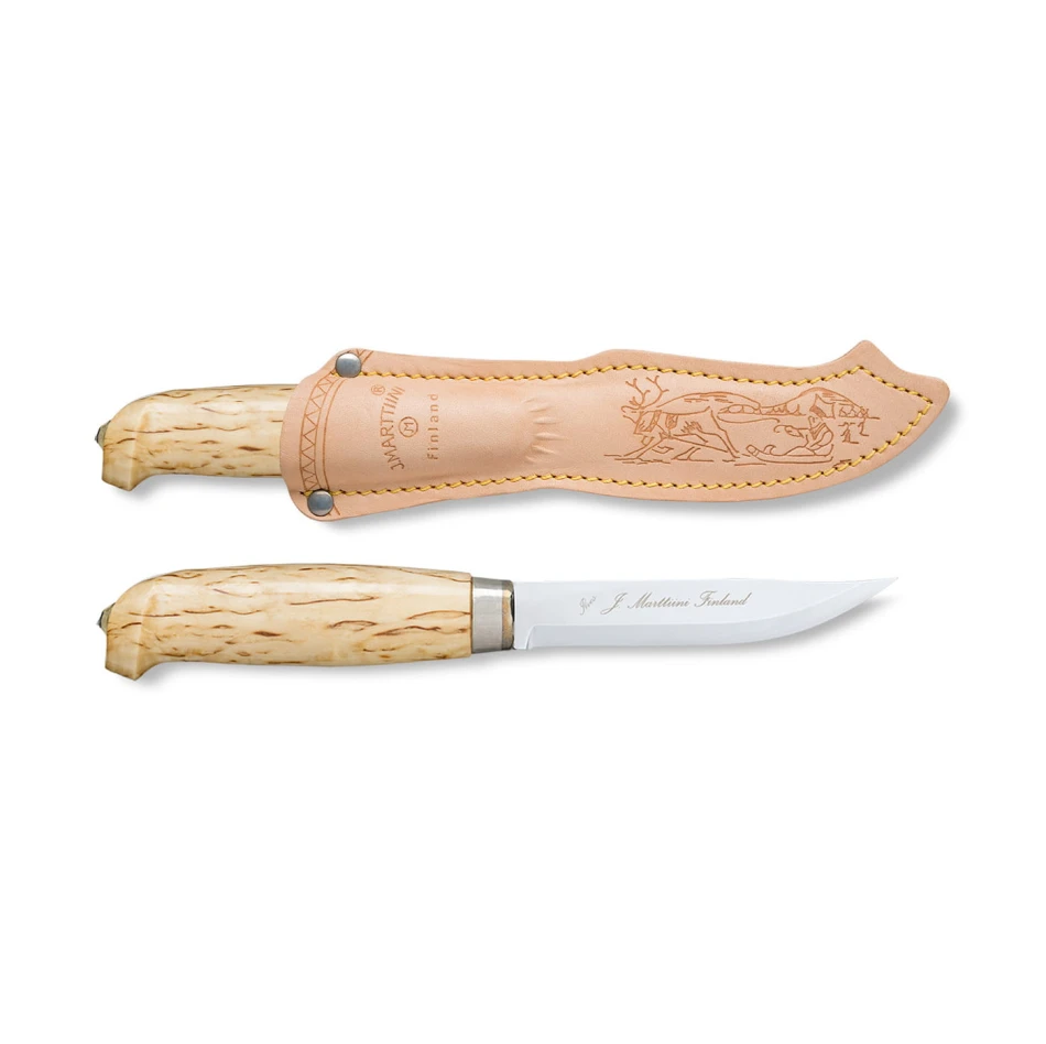 Lynx-131-Knife Marttiini Lynx 131 - tradycyjny nóż z brzozową rękojeścią - obrazek 1